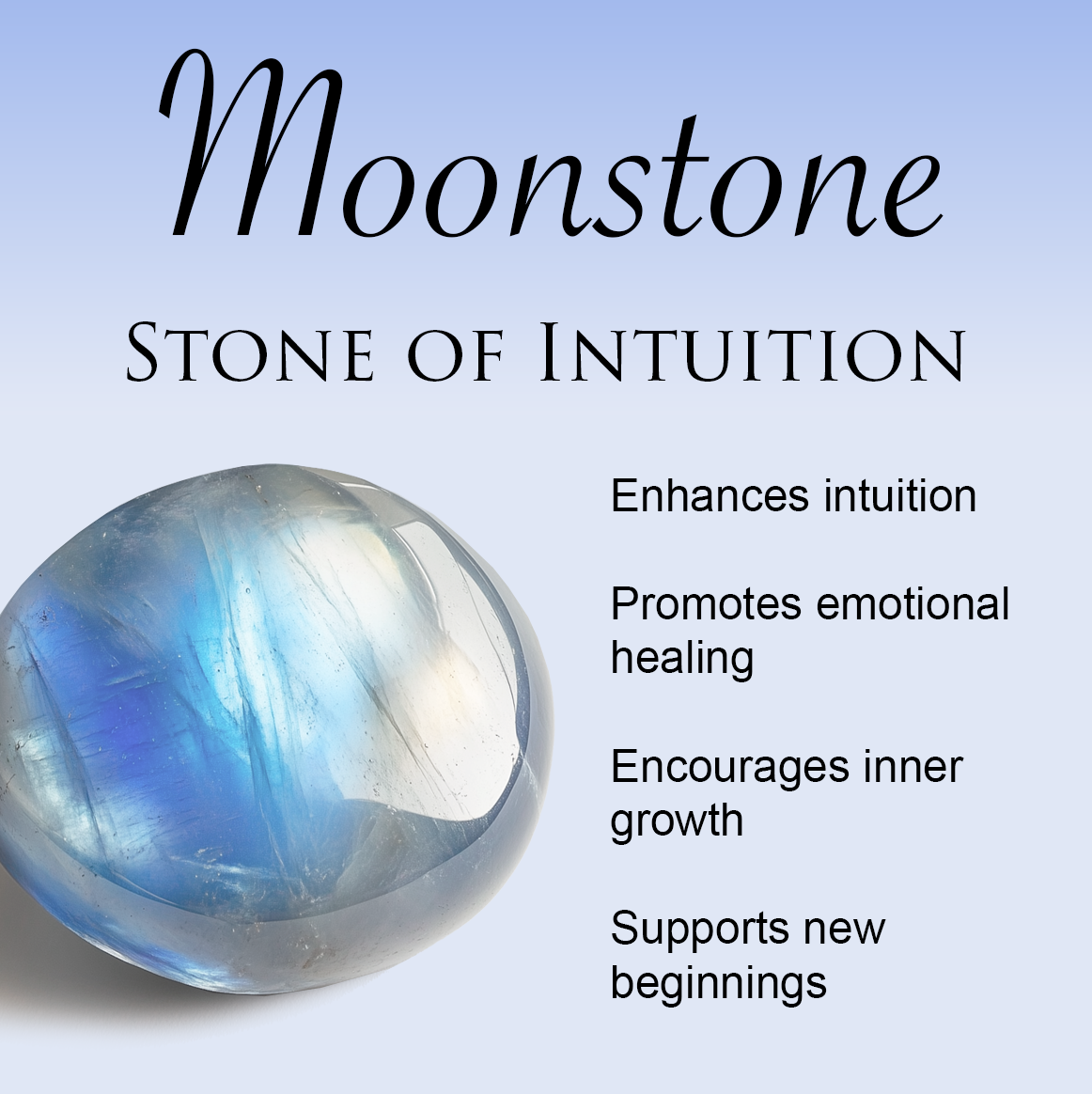 Feyre Ring - Moonstone and White Topaz